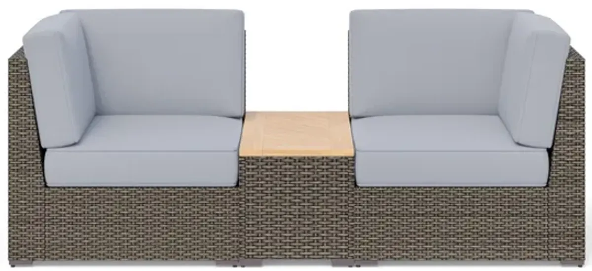 Boca Raton Outdoor Chair Pair and Storage