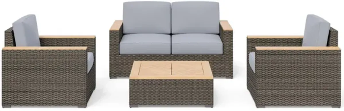 Boca Raton Outdoor Loveseat Set