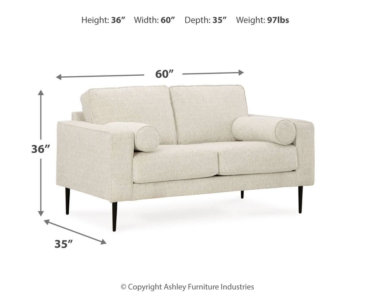 Hazela Loveseat