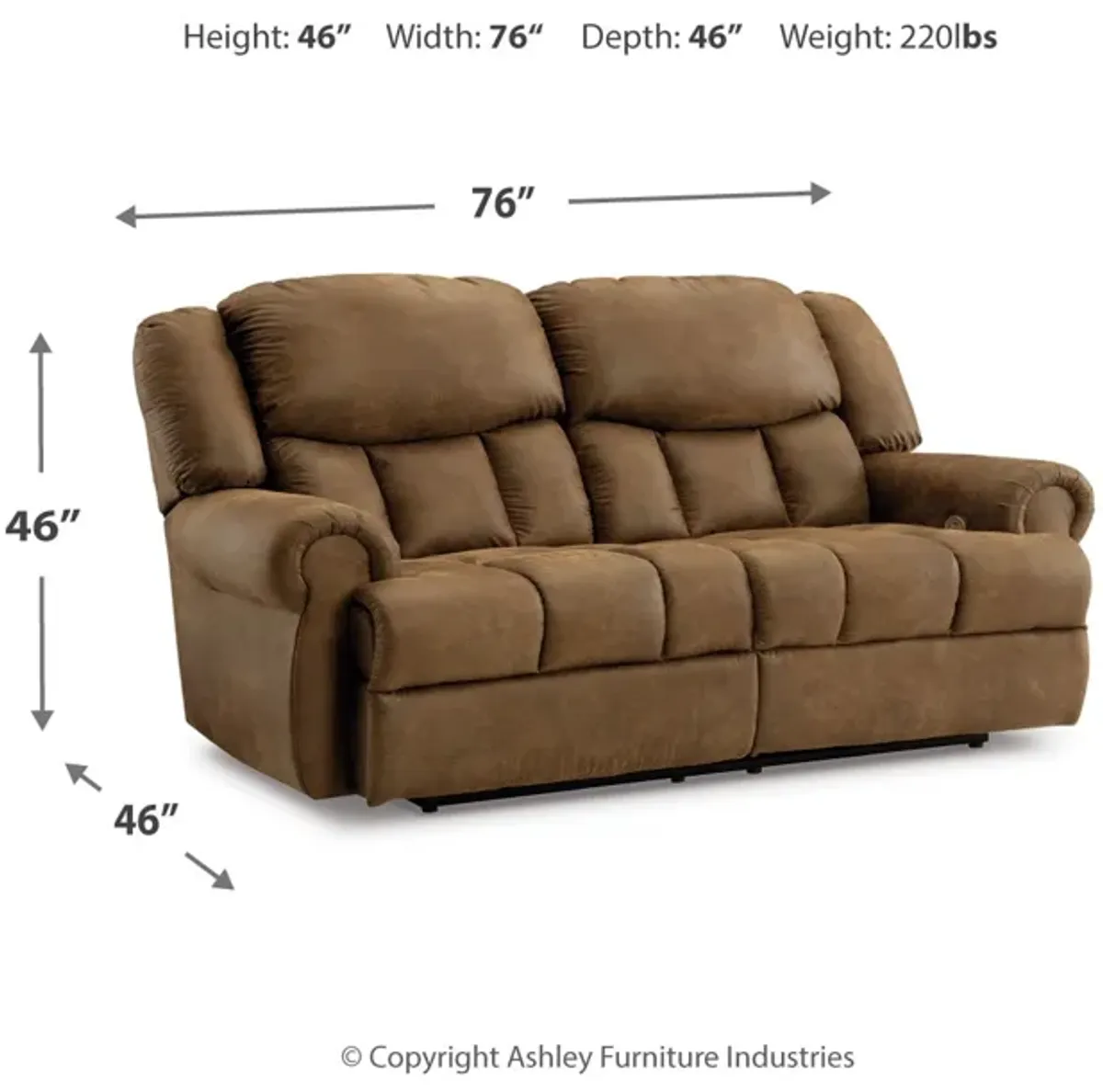 Boothbay Power Reclining Loveseat