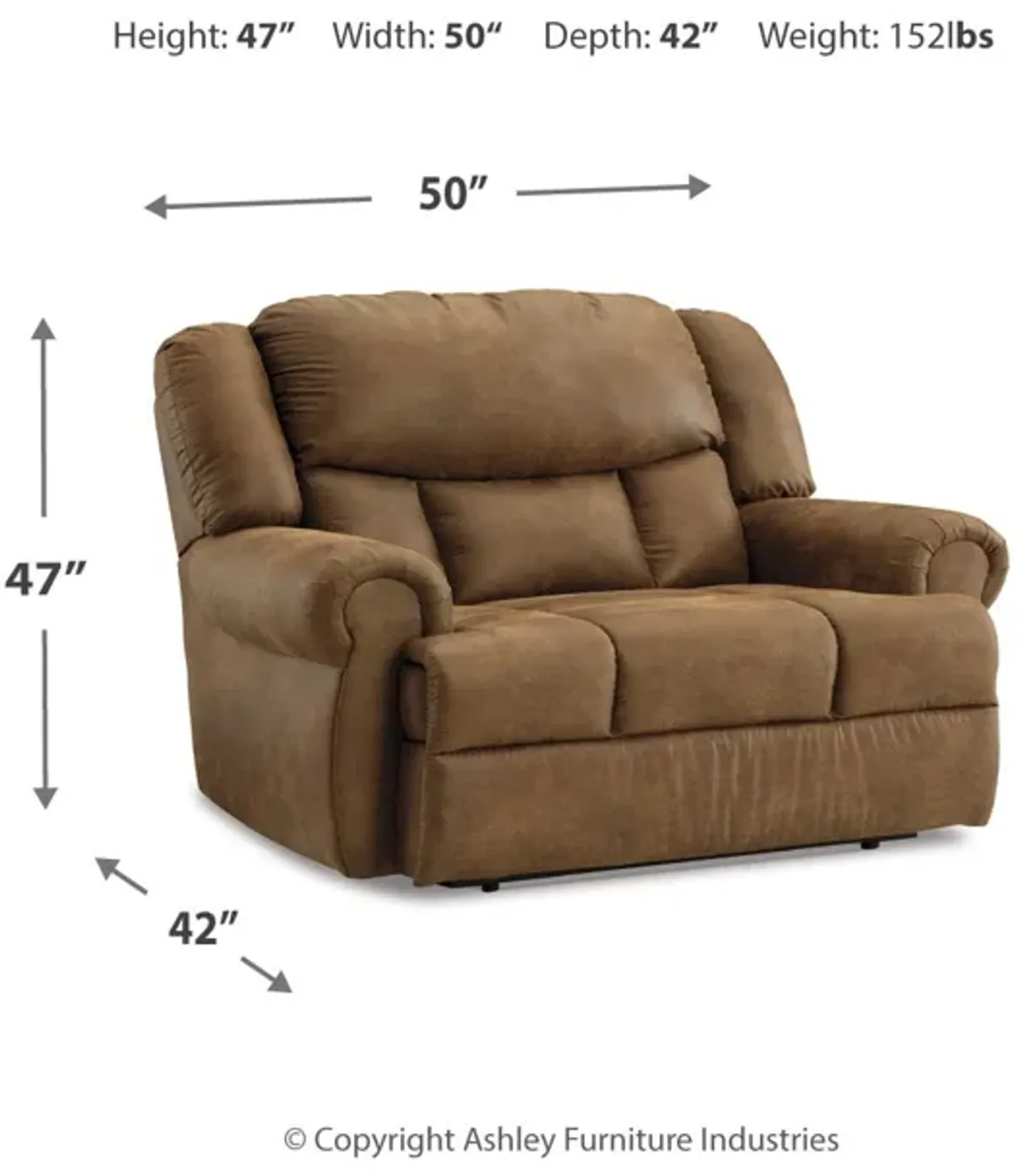 Boothbay Oversized Power Recliner