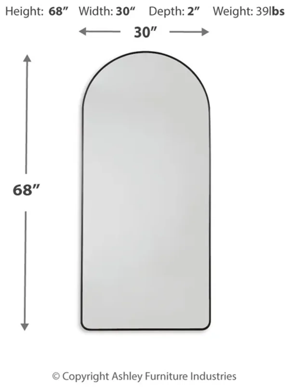 Sethall Floor Mirror