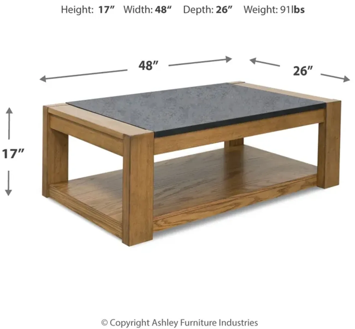 Quentina Lift-Top Coffee Table