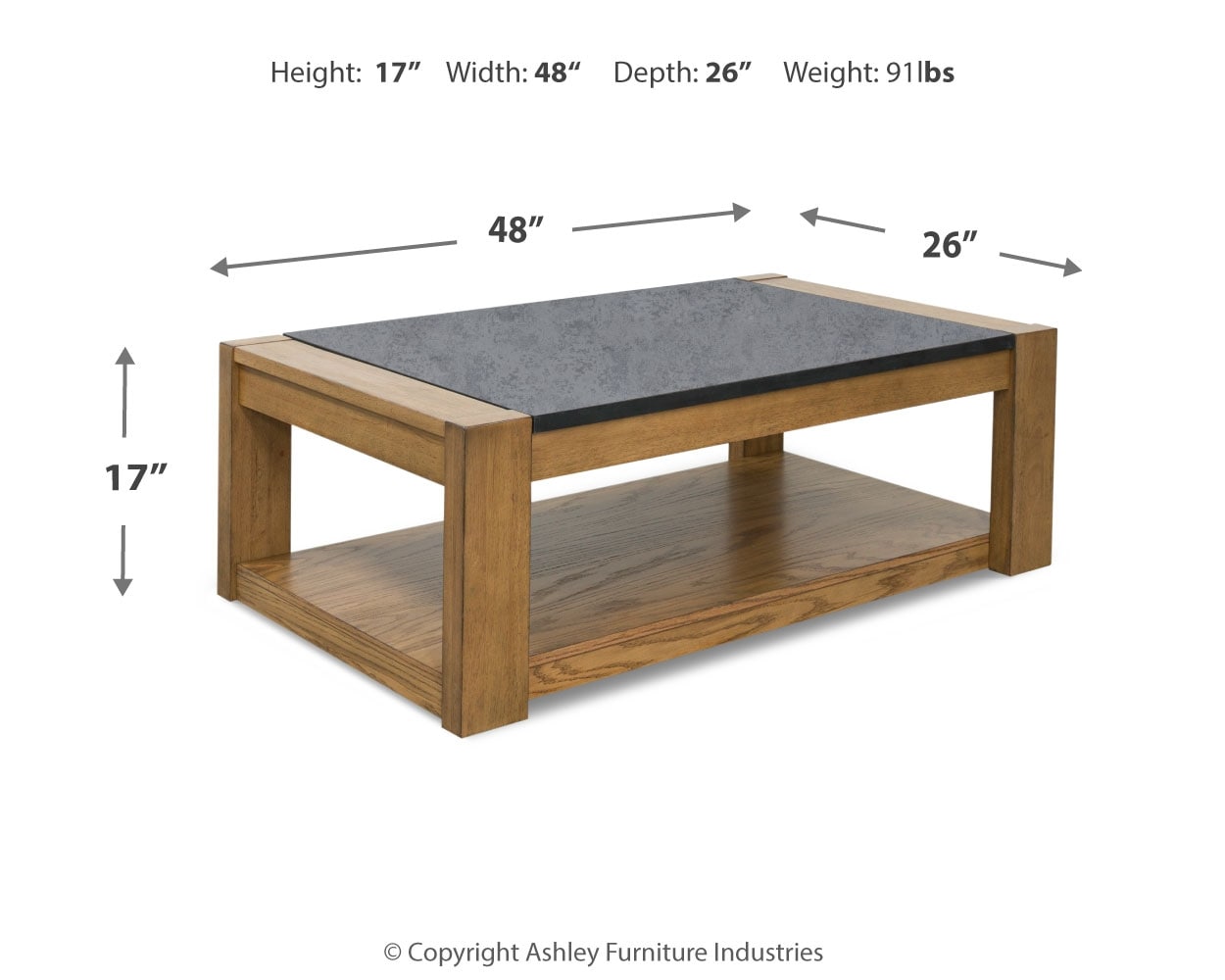 Quentina Lift-Top Coffee Table