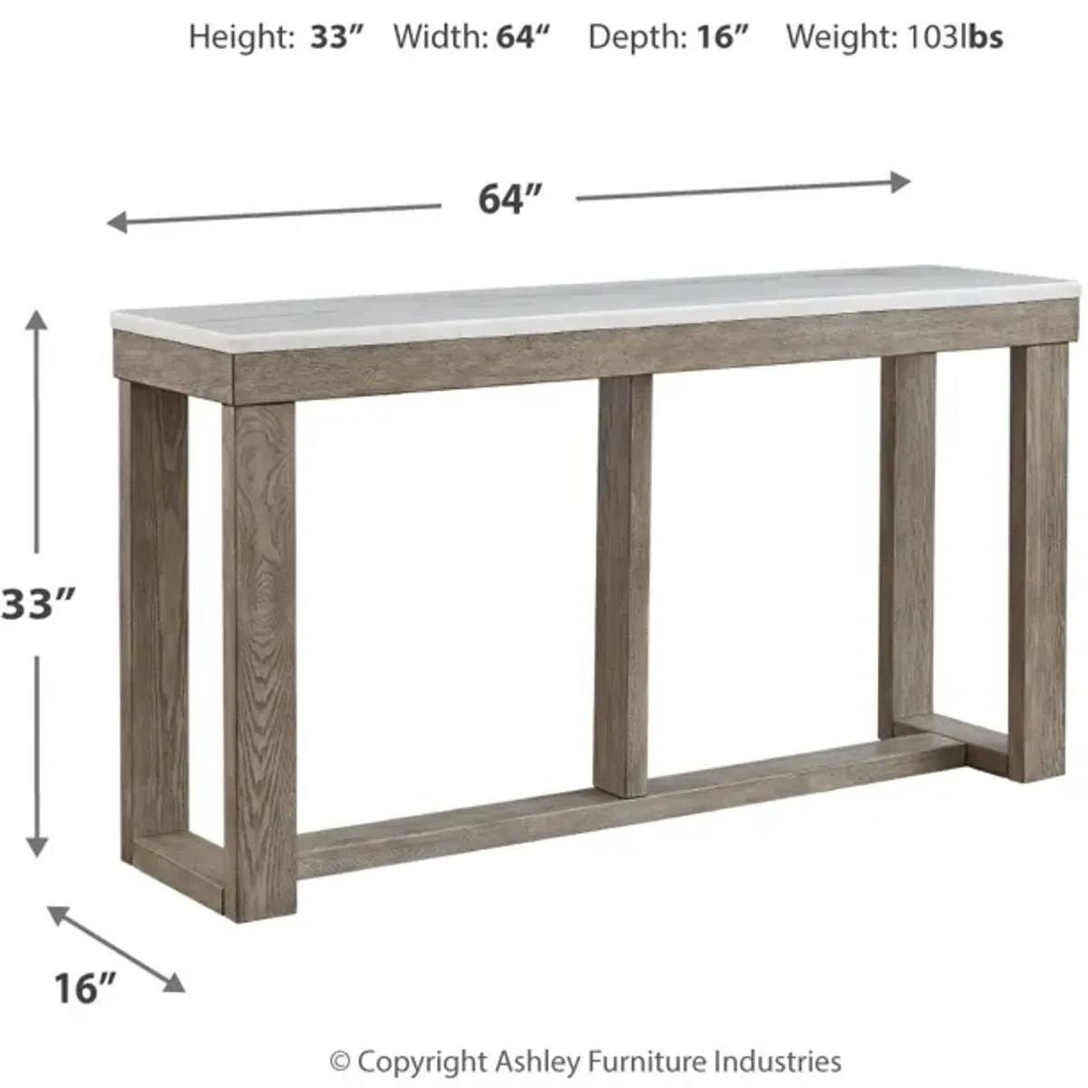 Loyaska Sofa Table