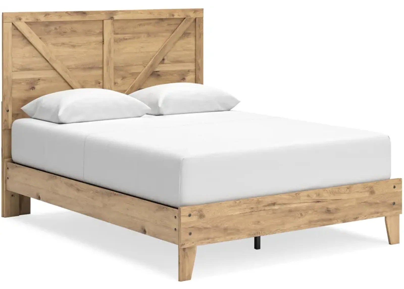 Larstin Queen Crossbuck Panel Platform Bed