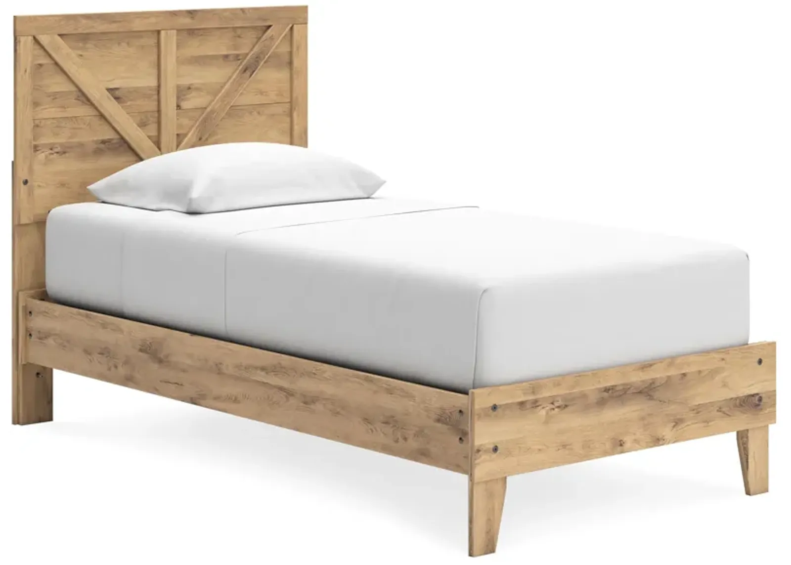 Larstin Twin Crossbuck Panel Platform Bed