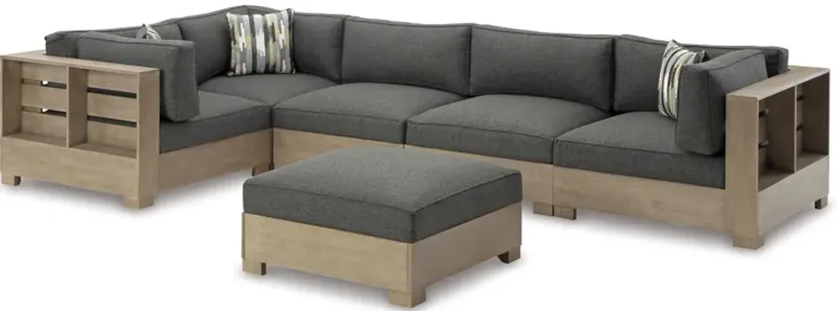 Citrine Park 5-piece Sectional and Ottoman