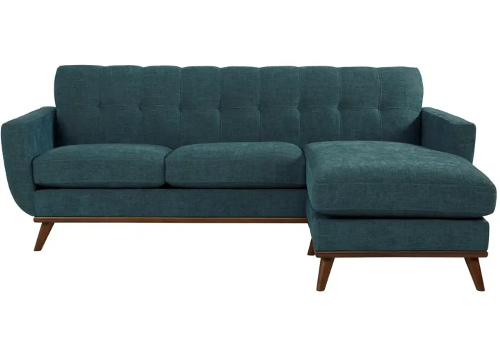 Topaz Sofa Chaise in Teal