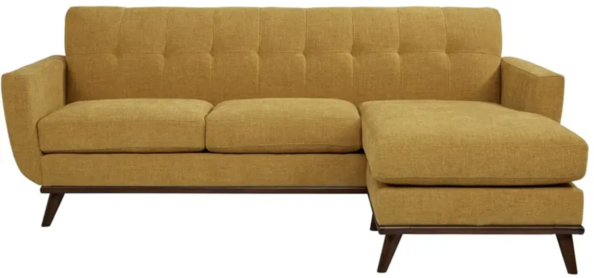 Topaz Gold Sofa Chaise