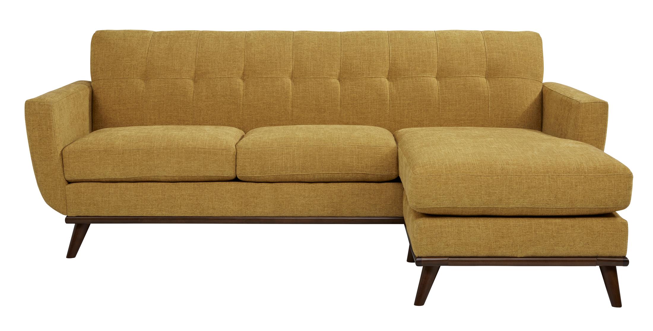Topaz Gold Sofa Chaise