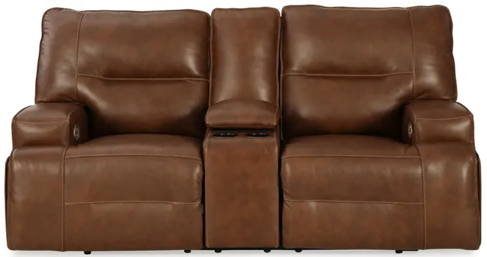 Francesca Power Reclining Loveseat with Console