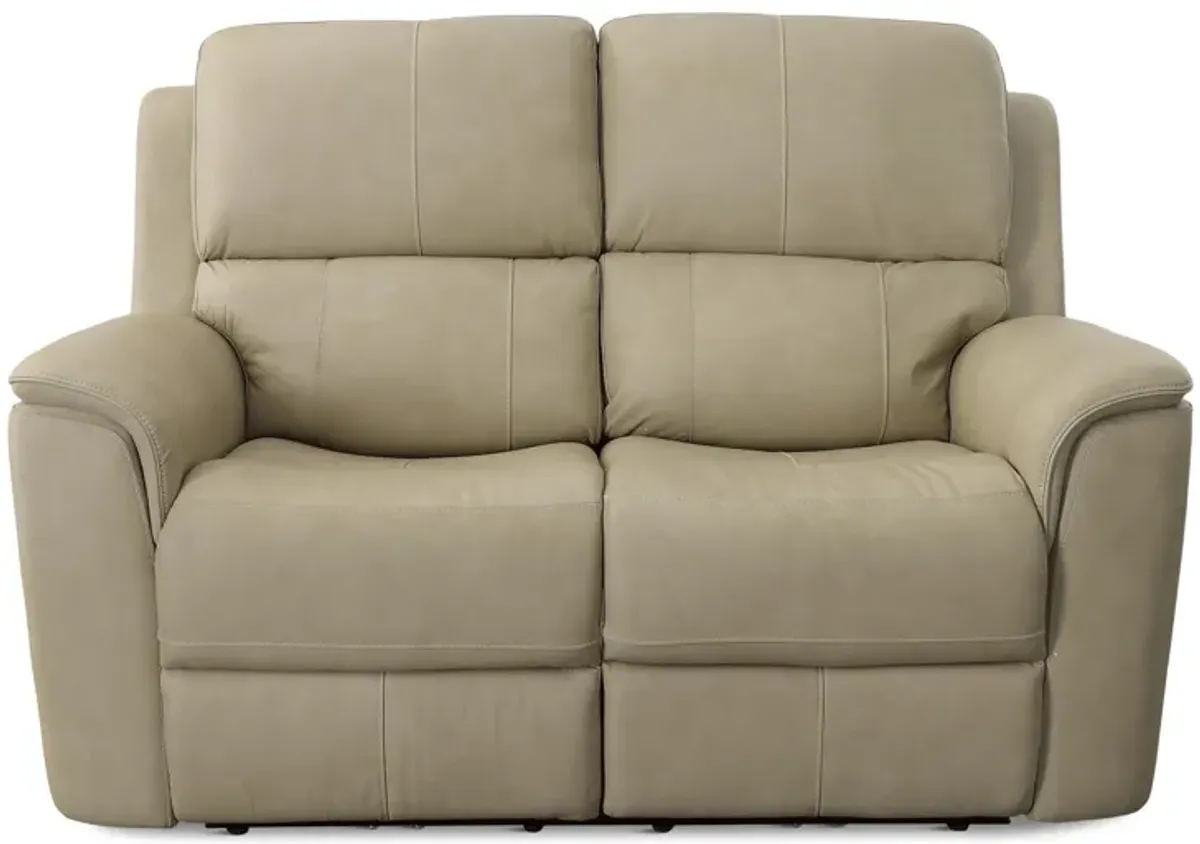 Carmen Leather Power Reclining Loveseat