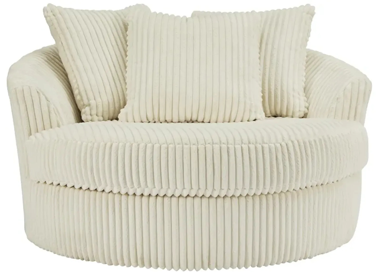 Lindyn Oversized Swivel Accent Chair