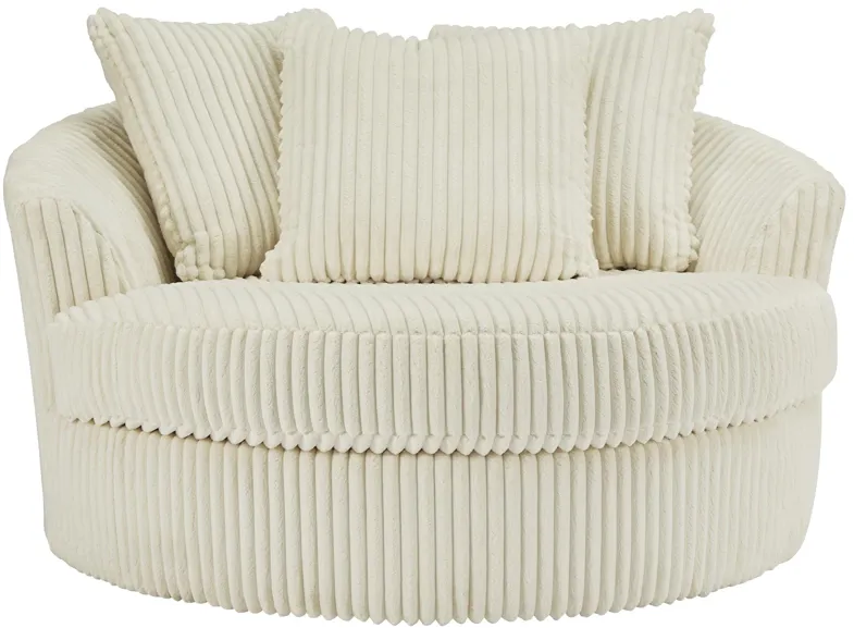 Lindyn Oversized Swivel Accent Chair