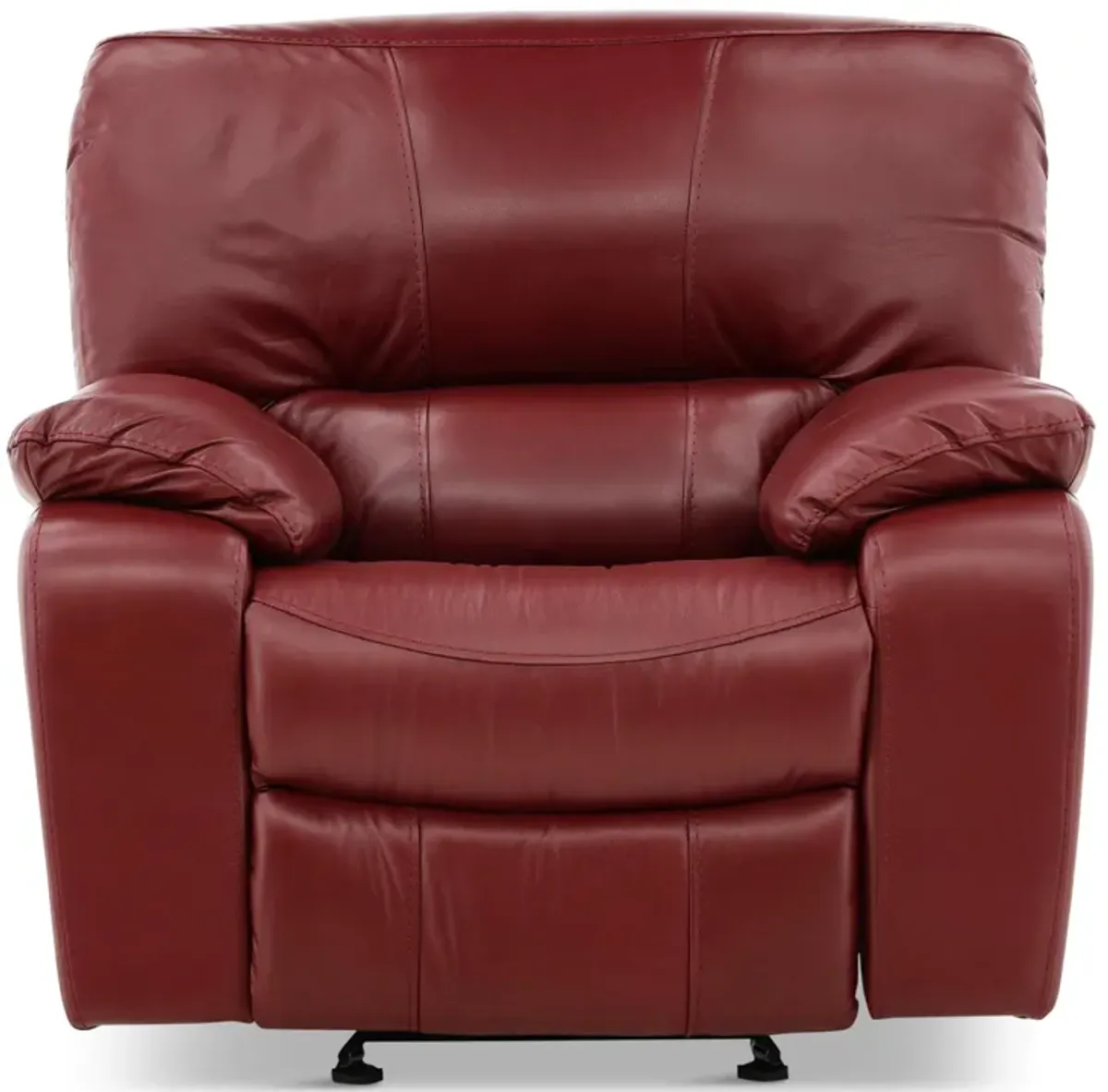 Jaylen Leather Glider Recliner