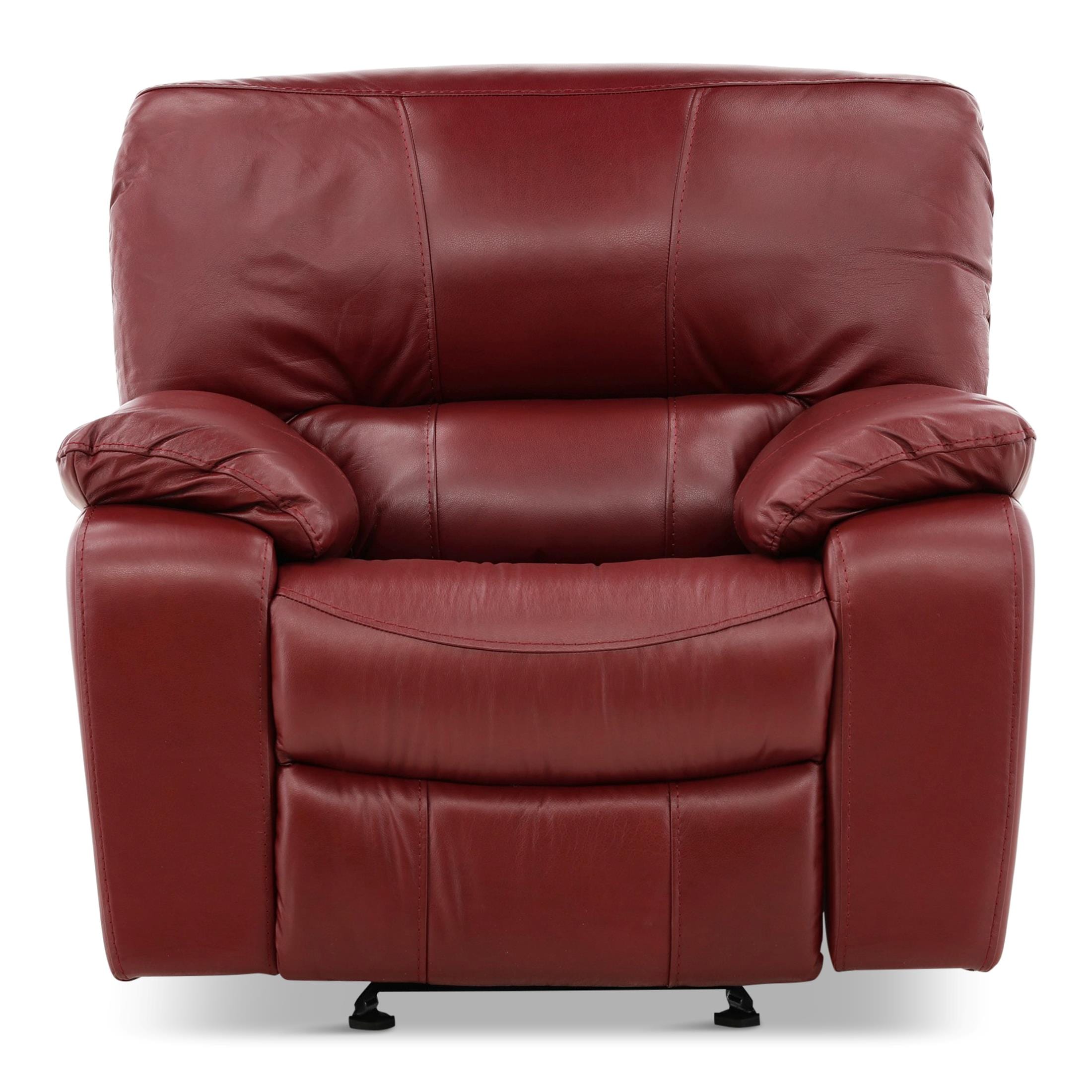 Jaylen Leather Glider Recliner