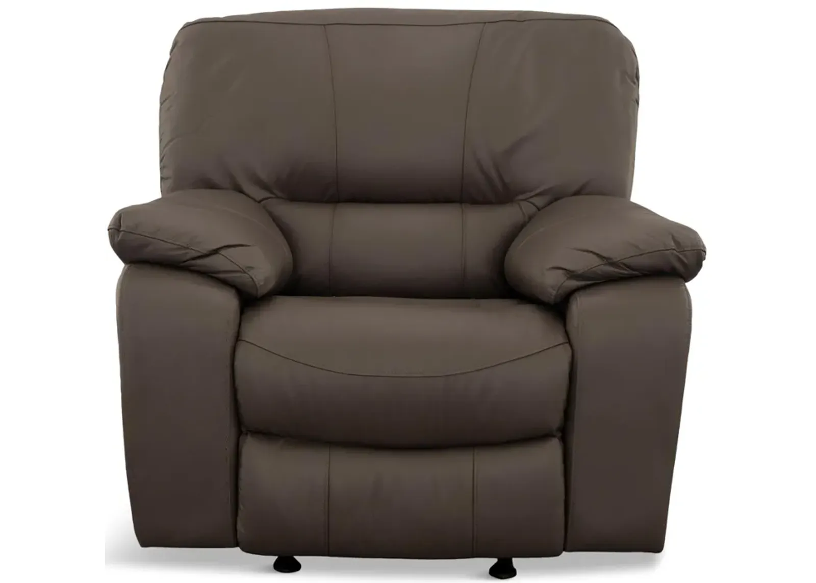 Jaylen Leather Glider Recliner