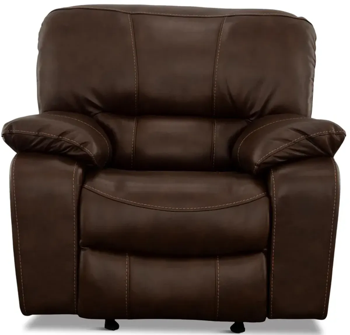 Jaylen Leather Glider Recliner