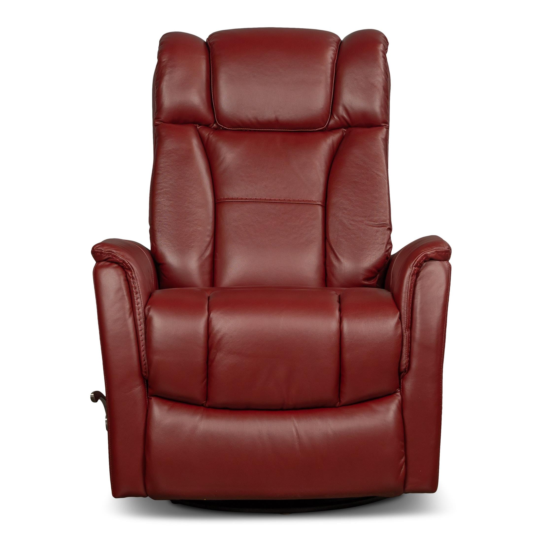 Anakin Leather Swivel Glider Recliner