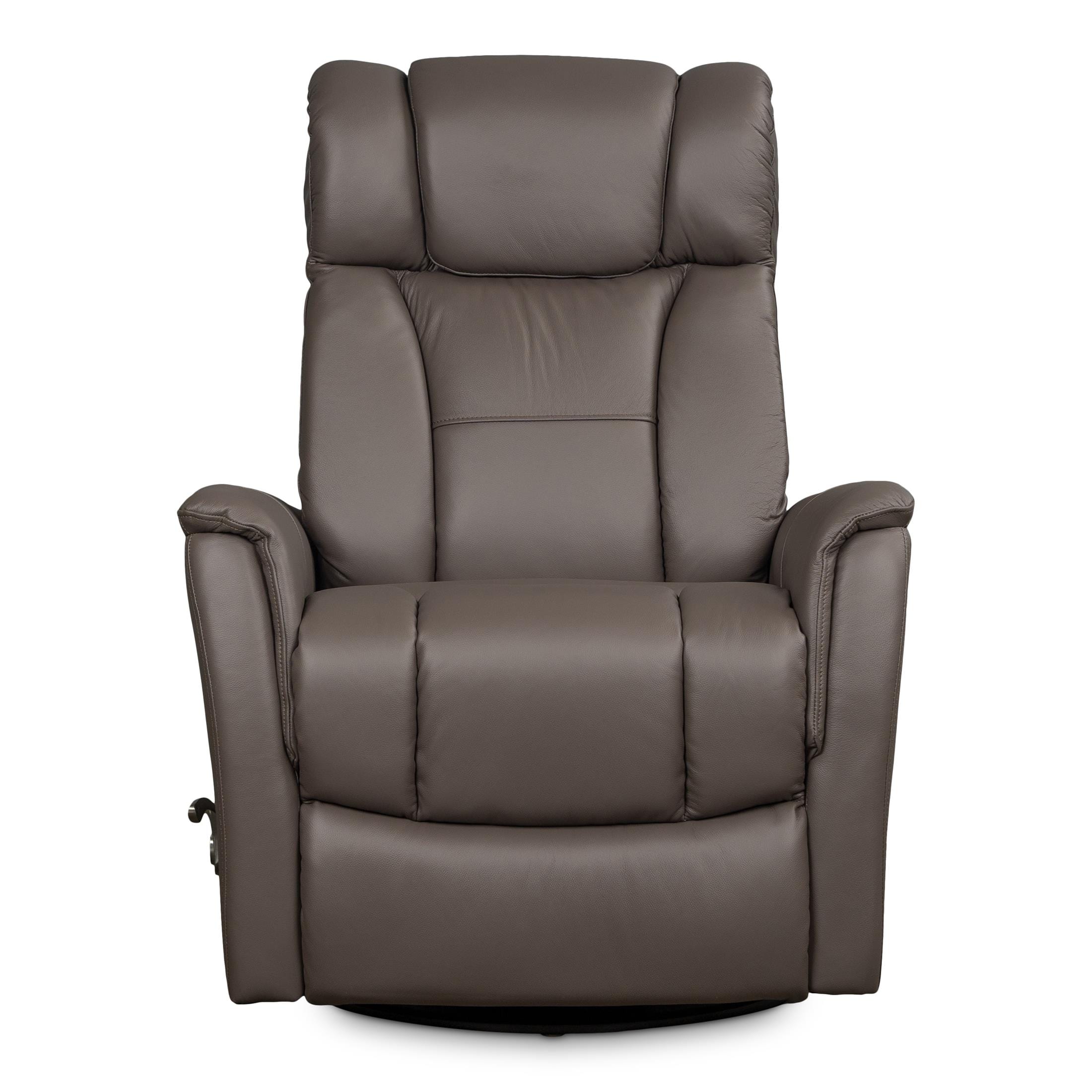 Anakin Leather Swivel Glider Recliner