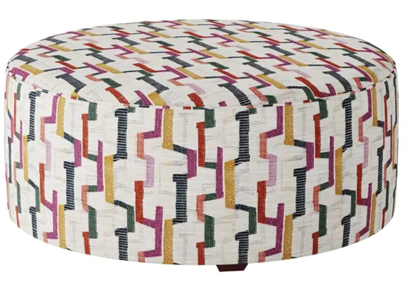 Comet Round Ottoman