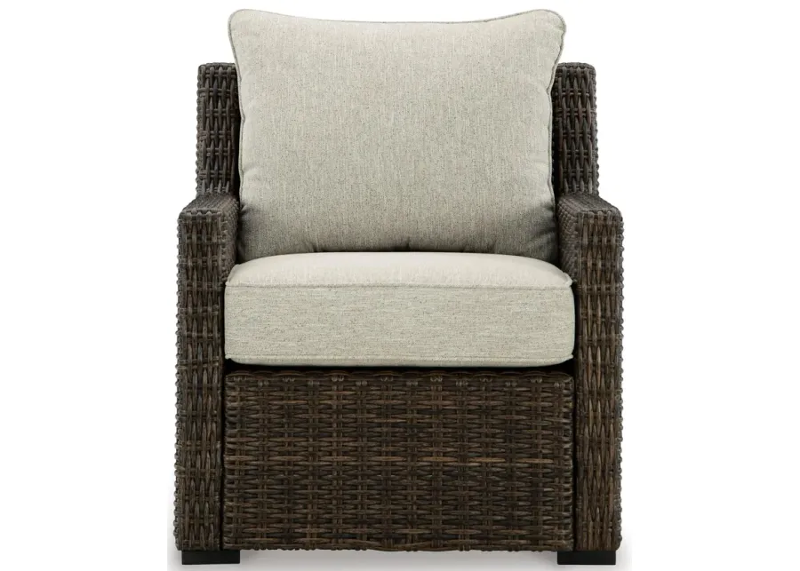 Brook Ranch Outdoor Lounge Chair with Cushion