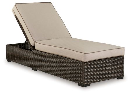 Coastline Outdoor Chaise Lounge with Cushion