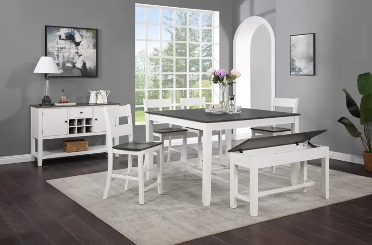 Rowan 6-Piece Counter Dining Set