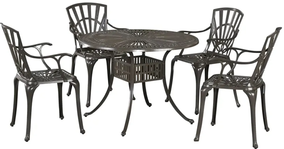 Grenada 5 Piece Outdoor Dining Set