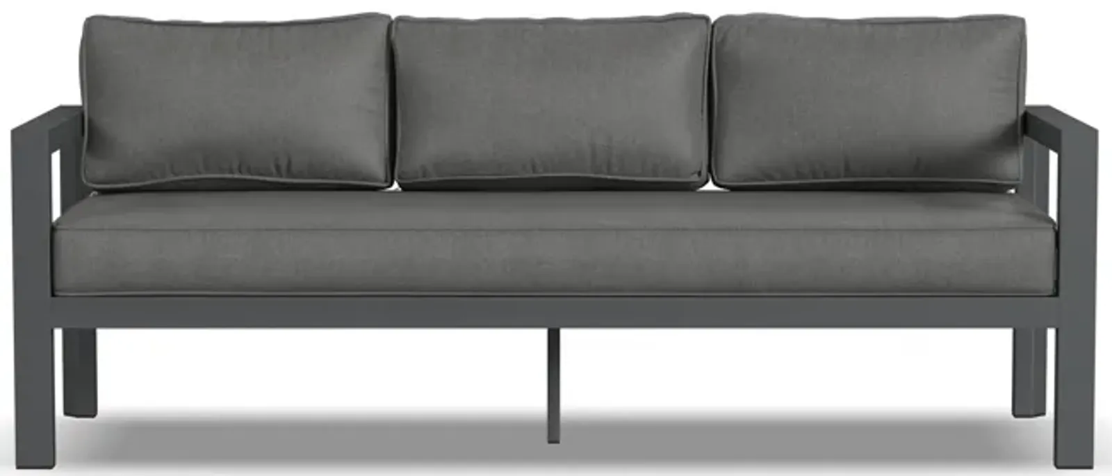 ton Outdoor Aluminum Sofa in Gray