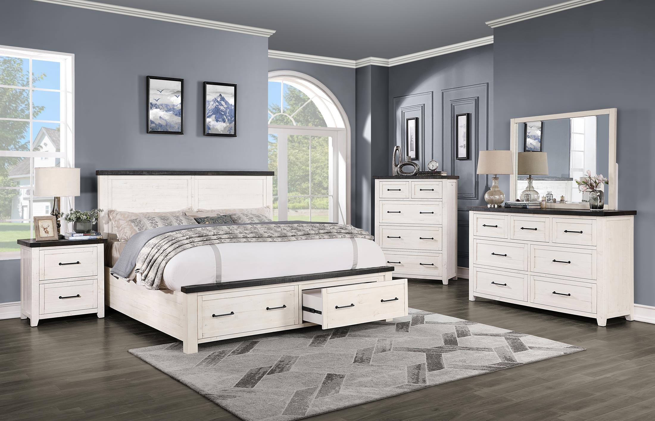 Manadal 3-Piece Queen Storage Bedroom Set