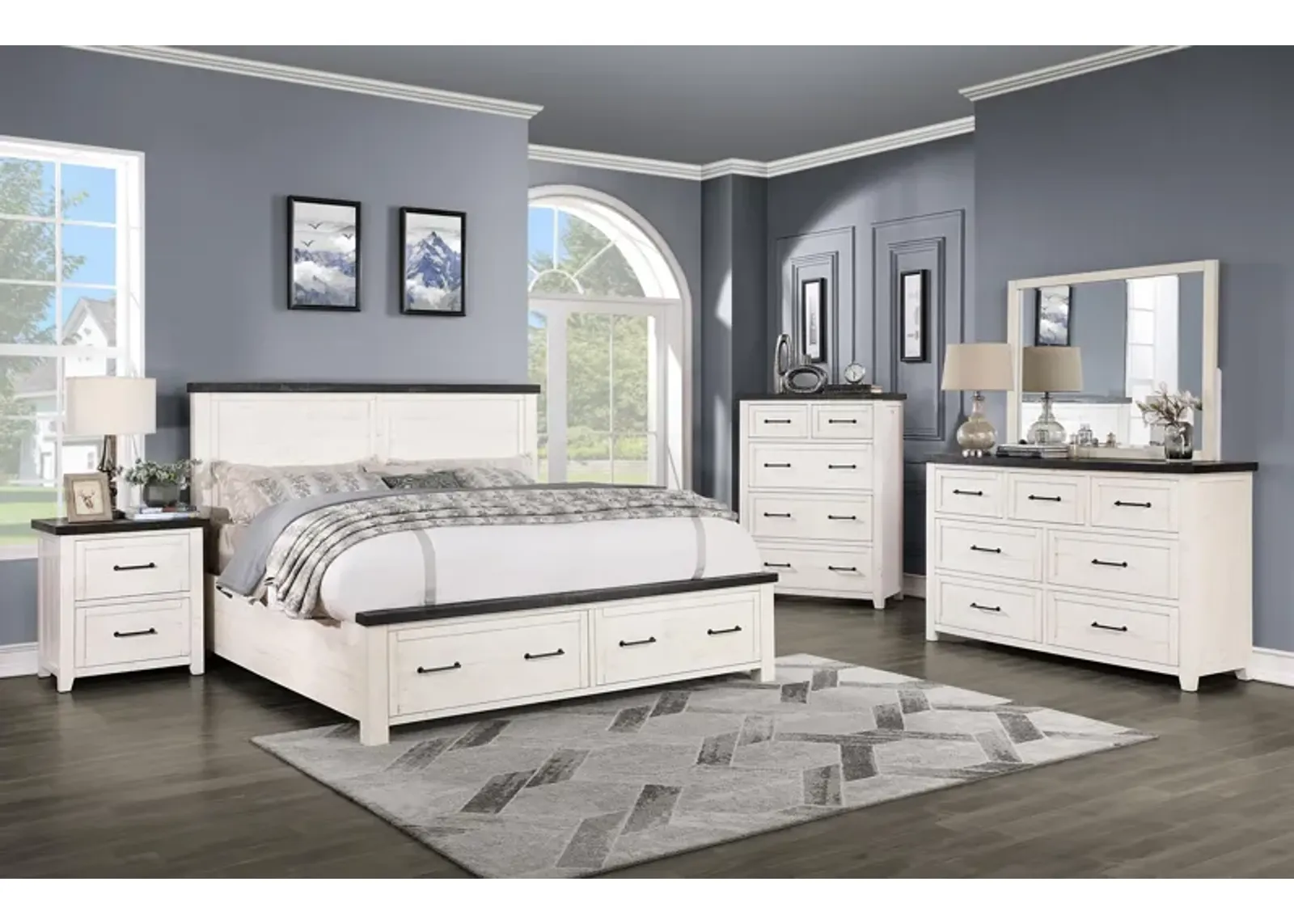 Manadal 3-piece King Storage Bedroom