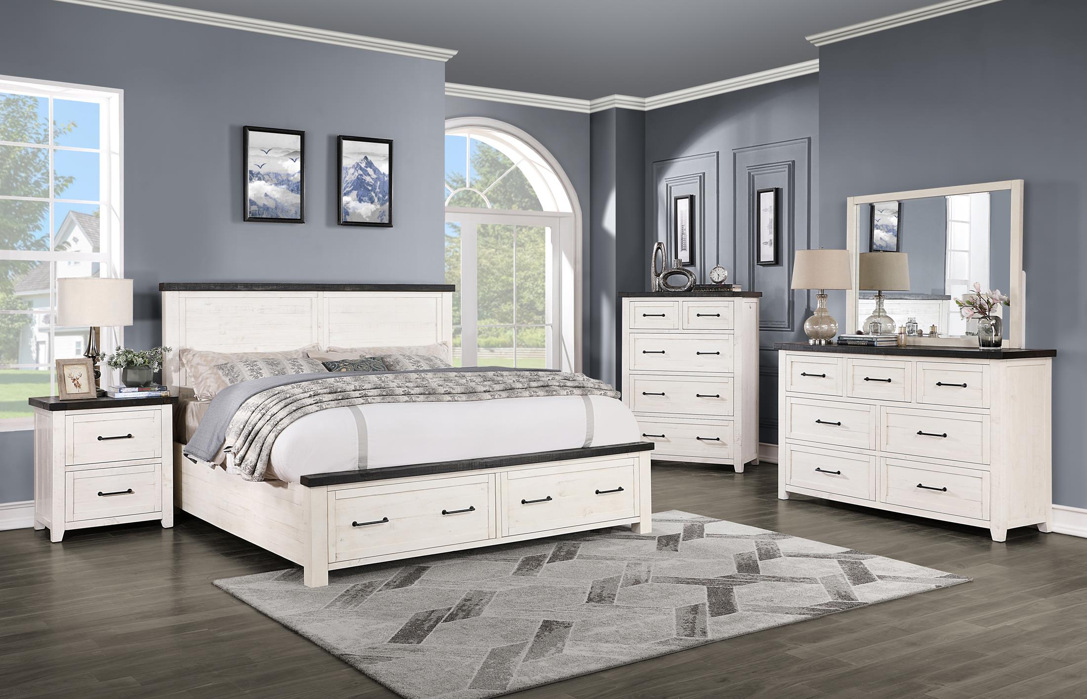 Manadal 5-Piece Queen Storage Bedroom Set