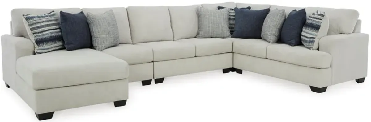 Lowder 5-Piece Sectional with Chaise