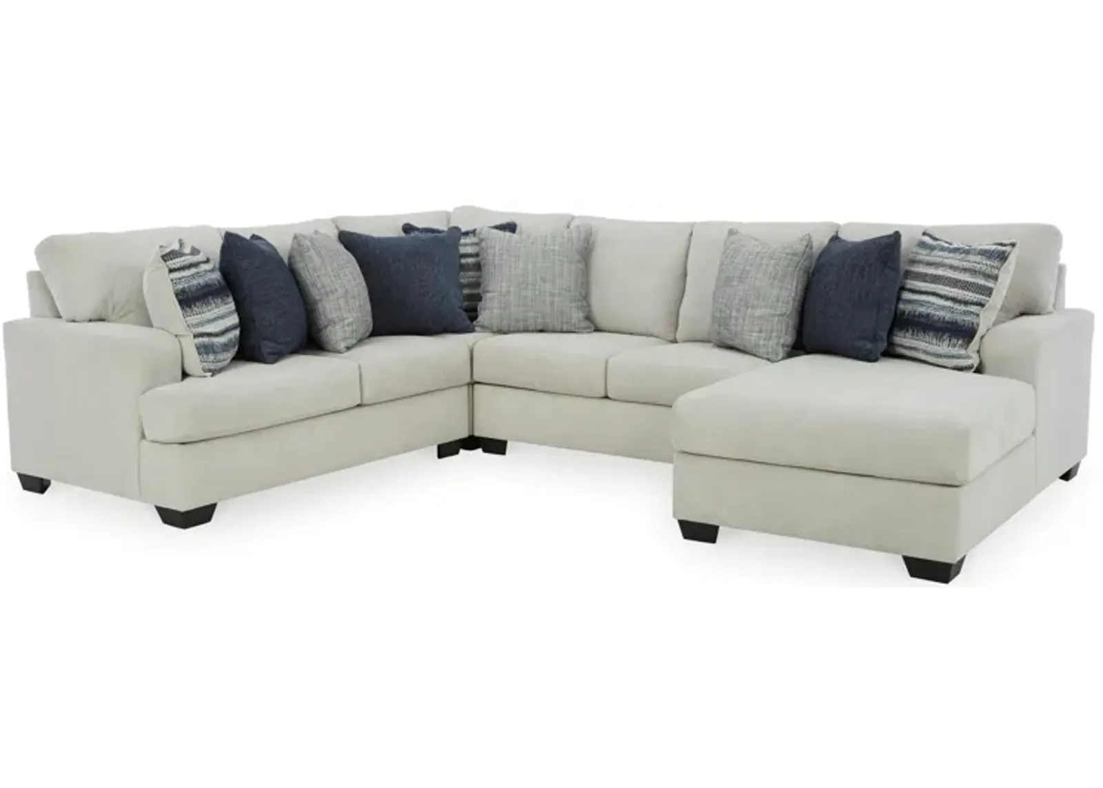 Lowder 4-Piece Sectional with Chaise