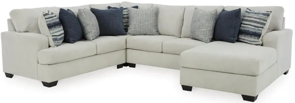 Lowder 4-Piece Sectional with Chaise