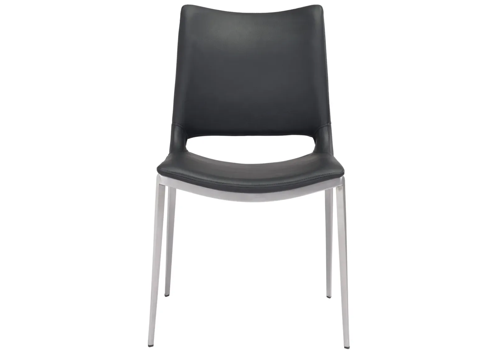 Ace Dining Chair (Set of 2) Black & Silver