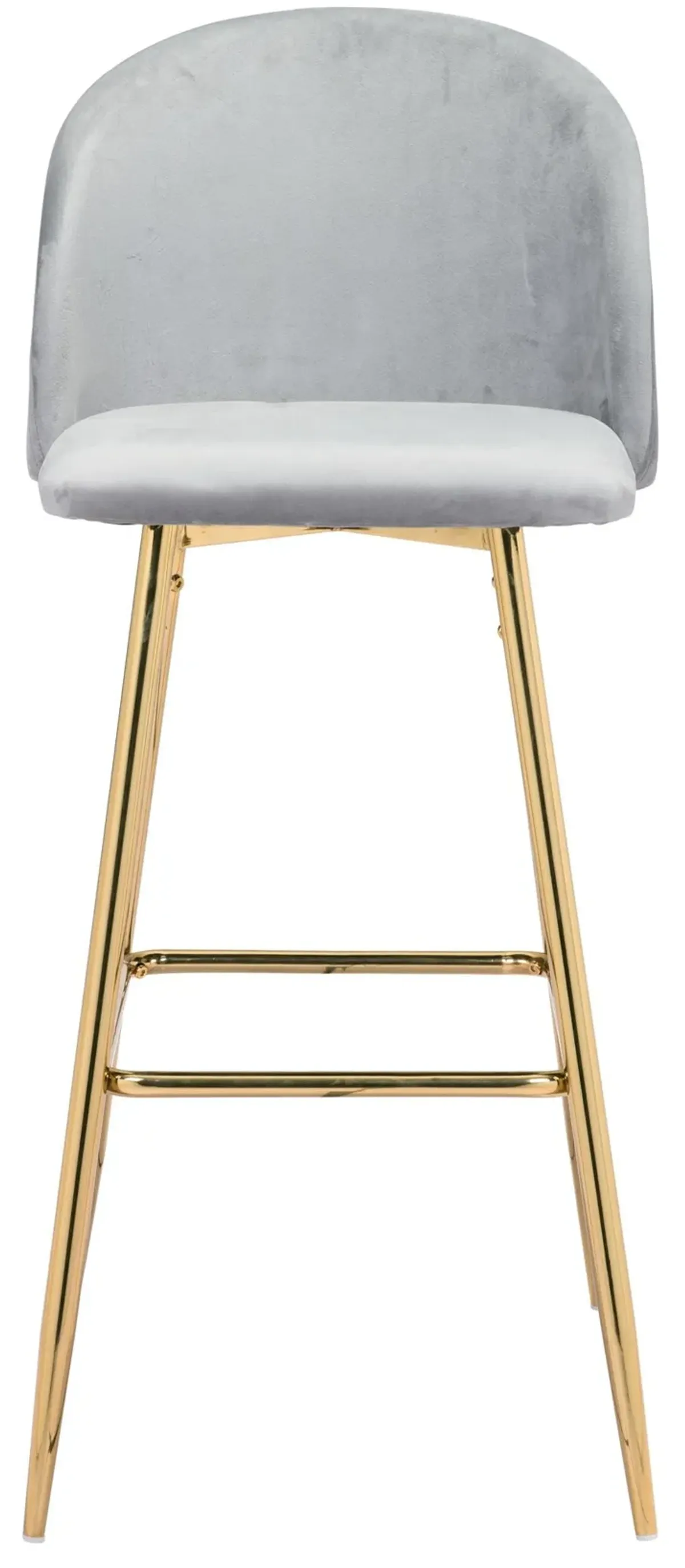 Cozy Barstool Gray & Gold