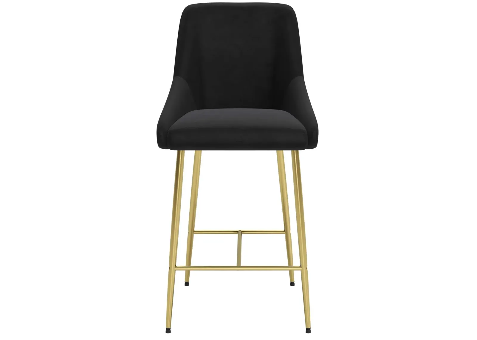 Madelaine Counter Stool Black & Gold