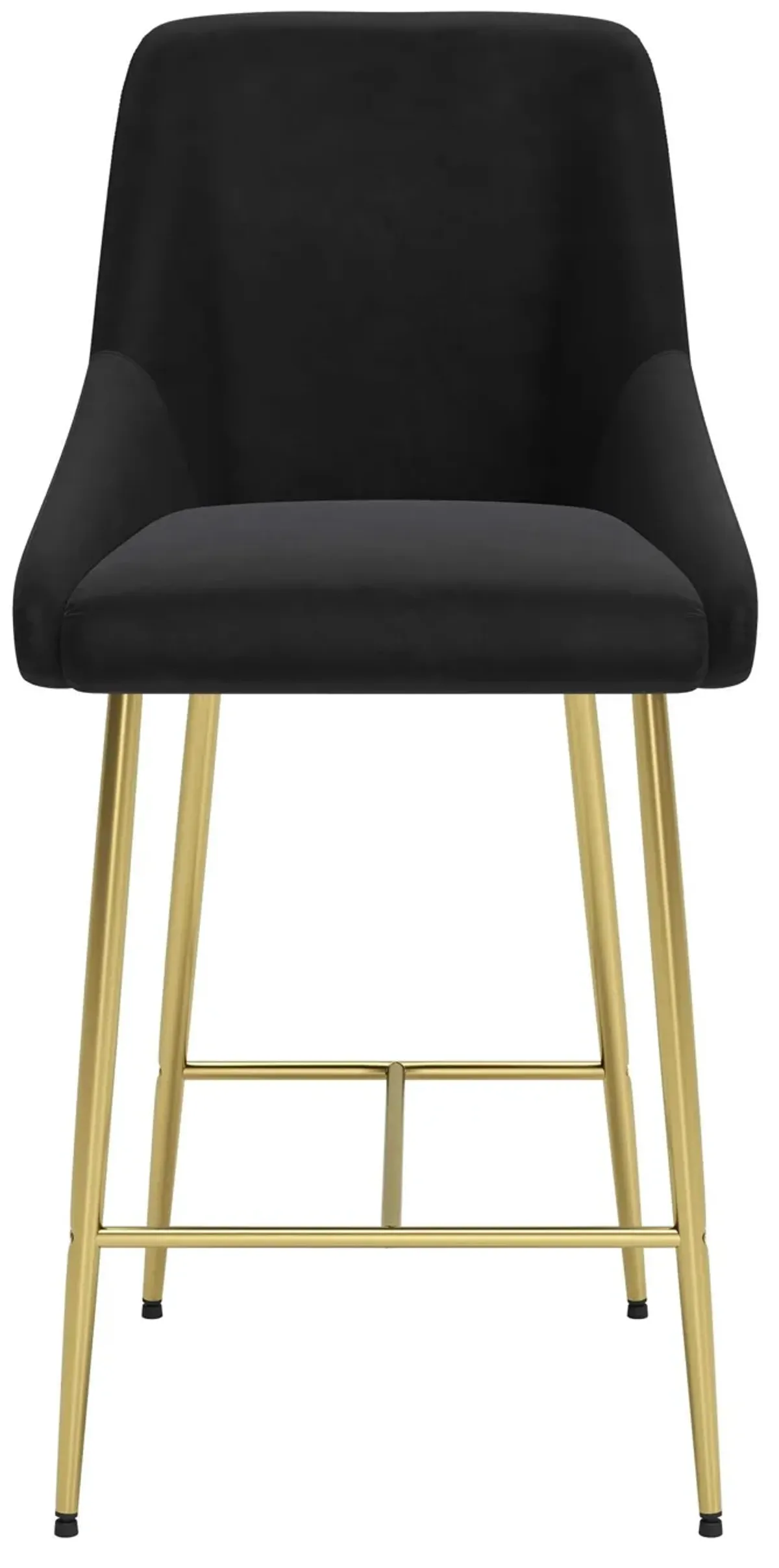 Madelaine Counter Stool Black & Gold