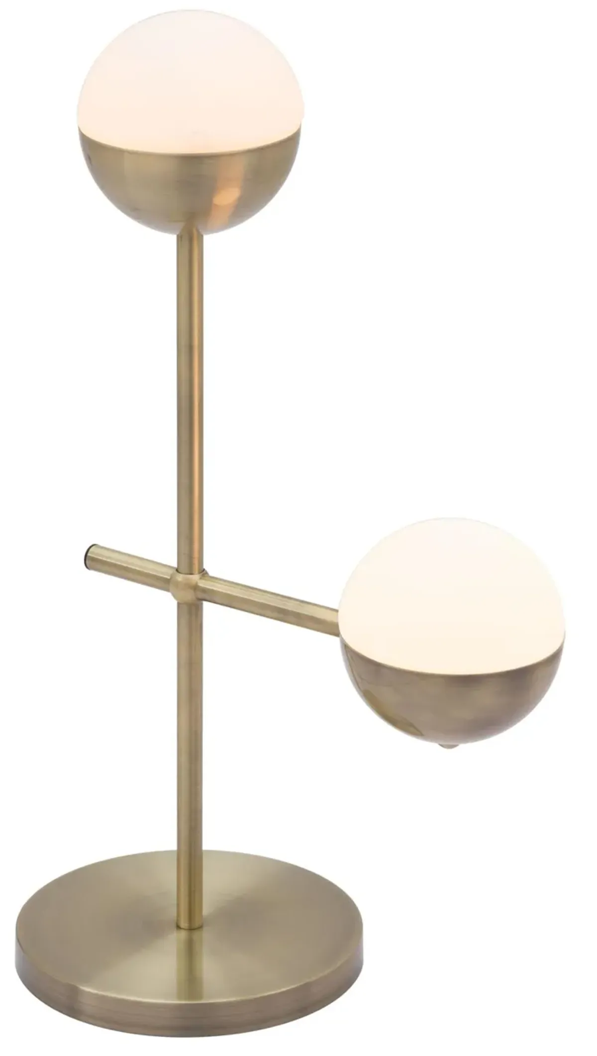 Waterloo Table Lamp White & Bronze