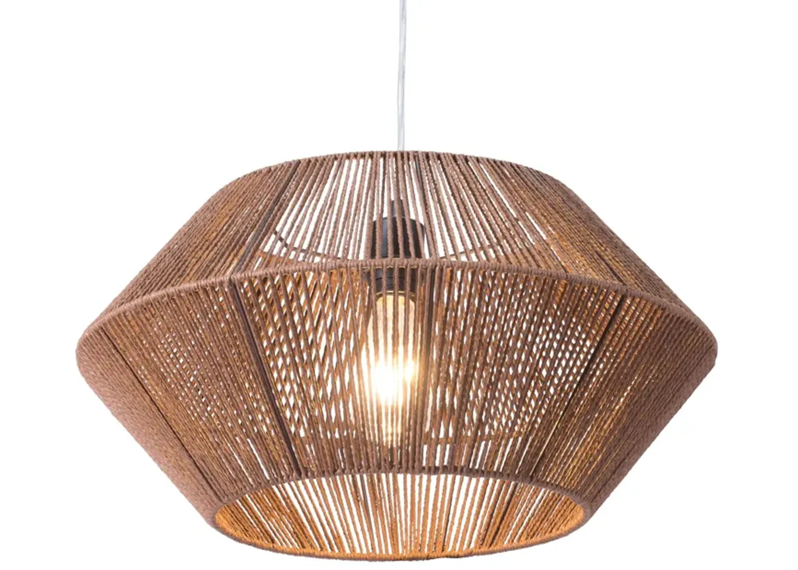 Kendrick Ceiling Lamp in Brown