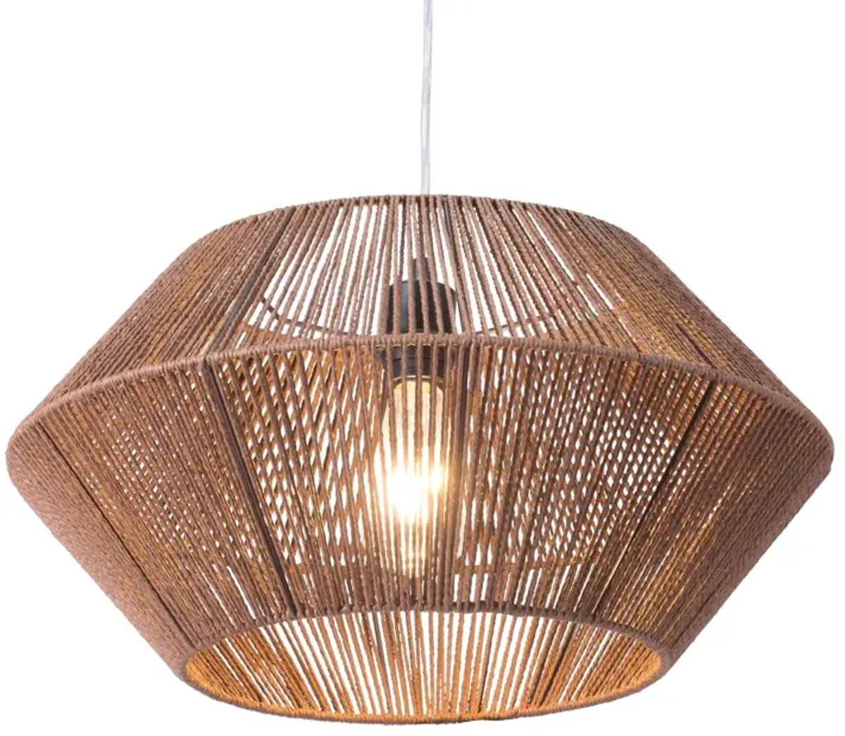 Kendrick Ceiling Lamp in Brown