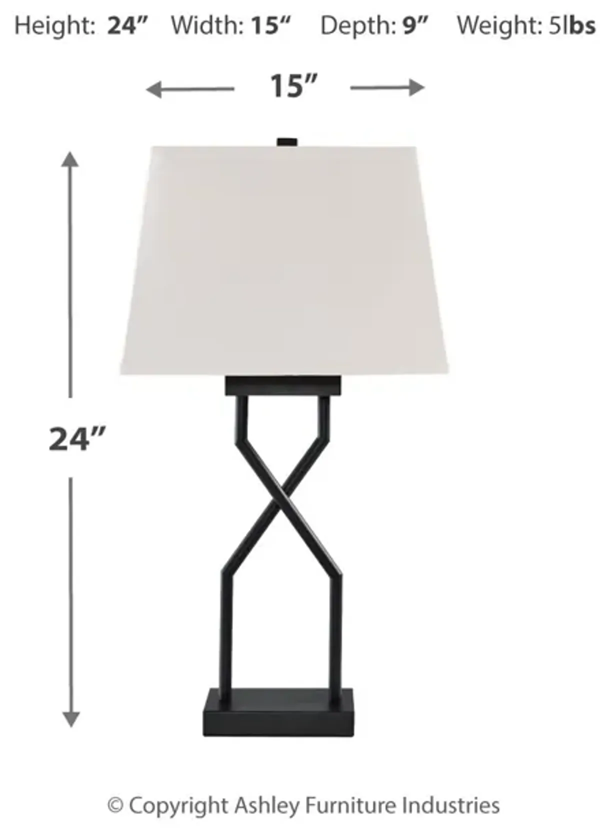 Brookthrone Table Lamp (Set of 2)