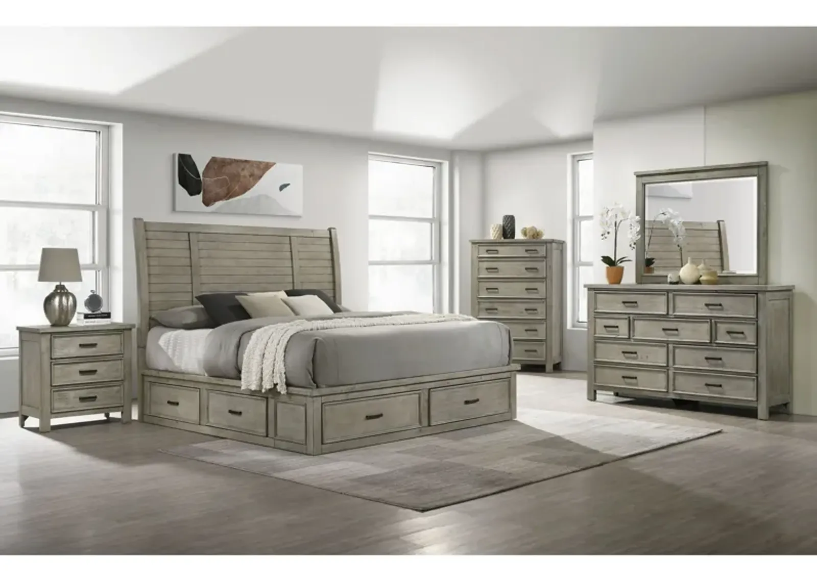 Kingston 3-Piece Queen Storage Bedroom