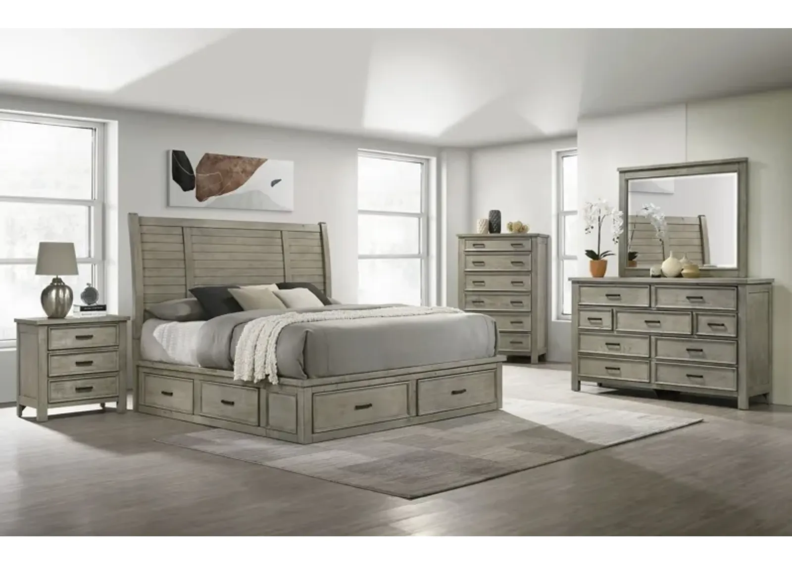 Kingston 3-Piece King Storage Bedroom Set