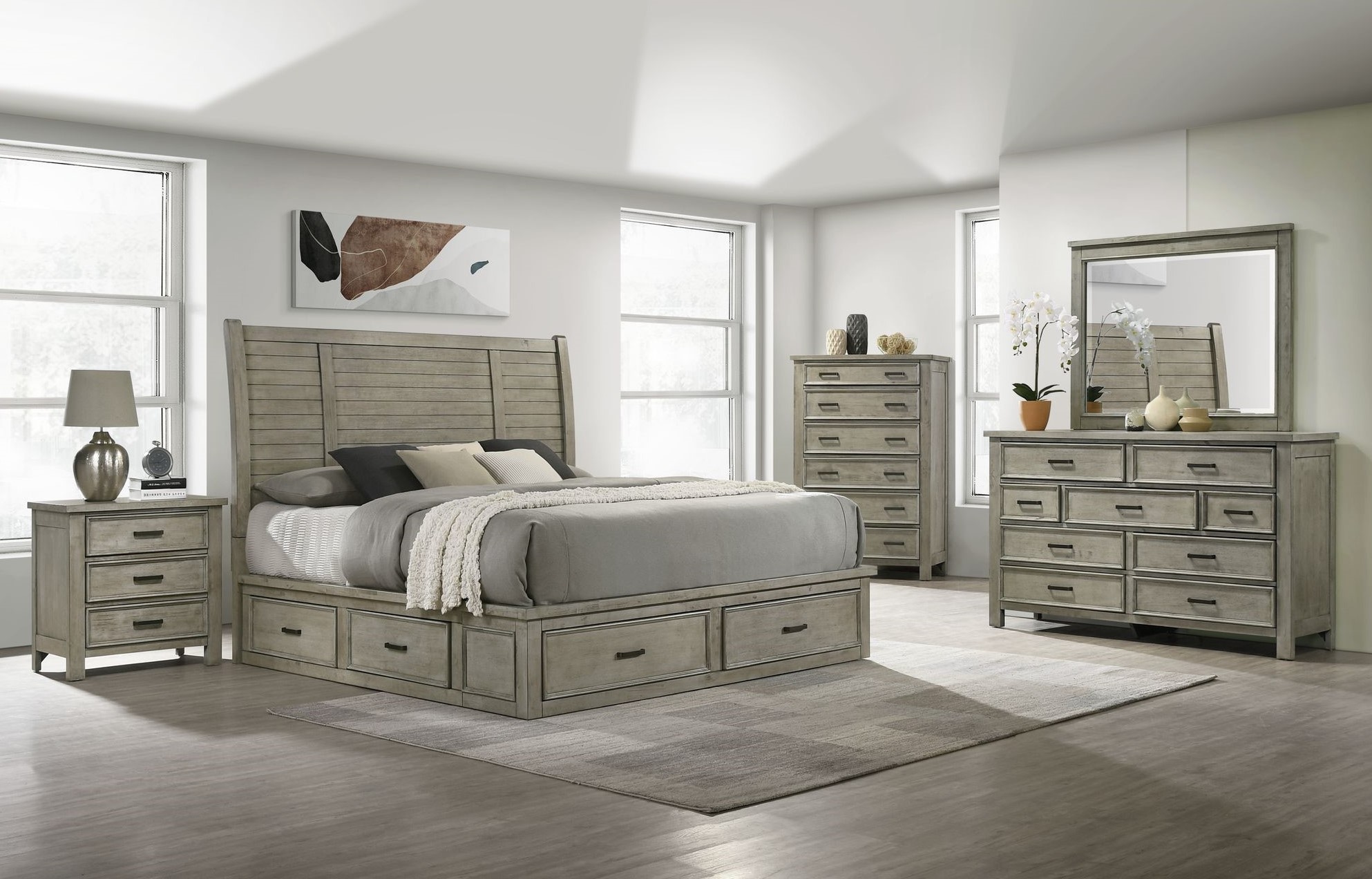 Kingston 5-Piece King Storage Bedroom Set