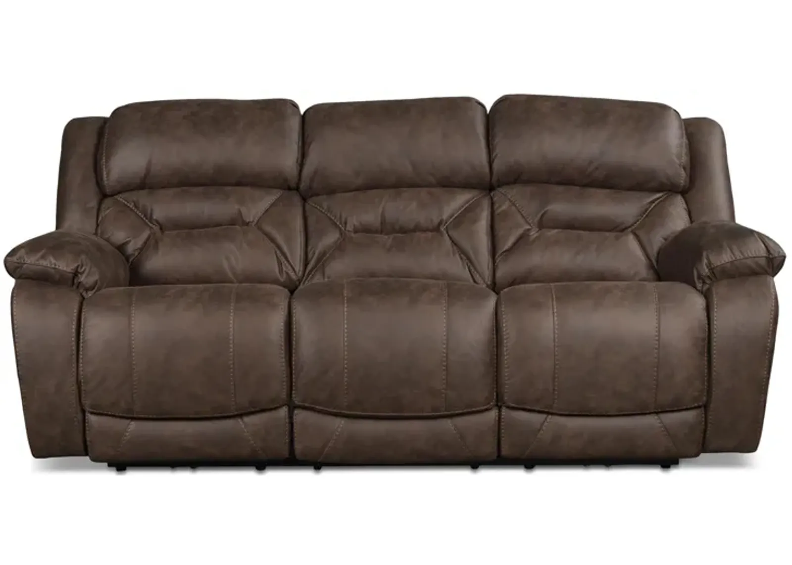 Valor Brown Power Sofa