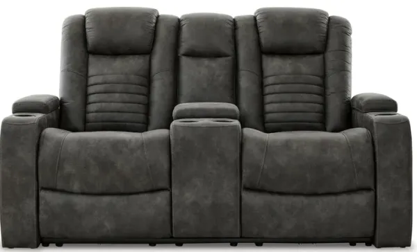 Soundcheck Power Reclining Loveseat with Console